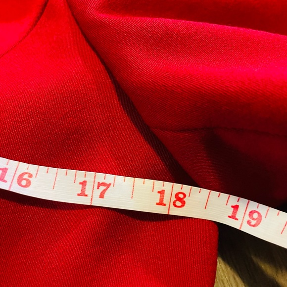Précis Petite 100% red wool blazer $10 NWOT ‼️CLOSET CLEAR OUT‼️ - Picture 13 of 13
